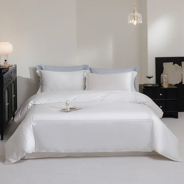 Premium White Egyptian Cotton 1000TC Hotel Style Duvet Cover Bedding Set
